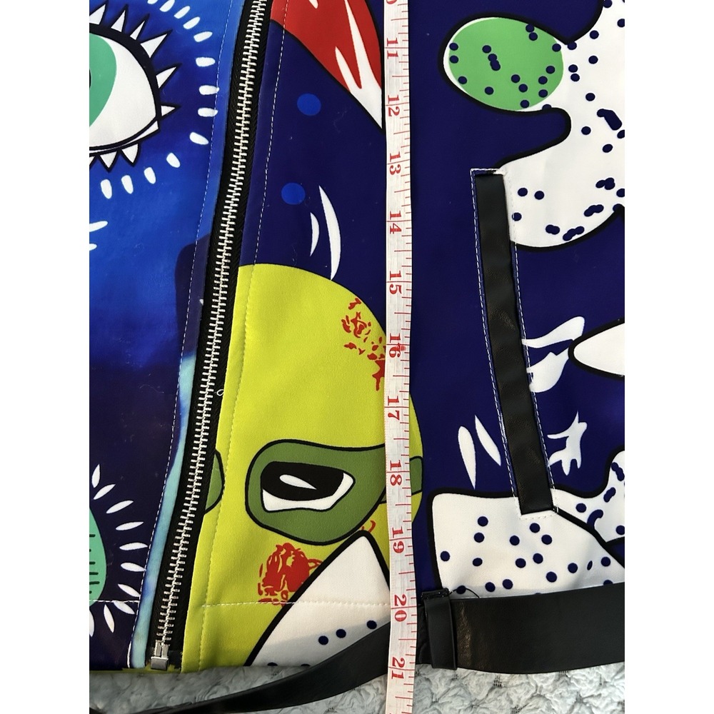 SHEIN South Park Cartman Moto Jacket Medium Screw You Guys Pop Art Biker Rare M - Picture 13 of 14